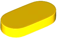 Tile, Round 1 x 2 Oval