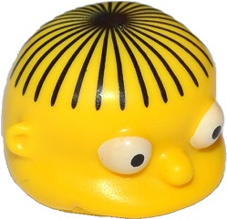 Minifigure, Head, Modified Simpsons Ralph Wiggum Pattern
