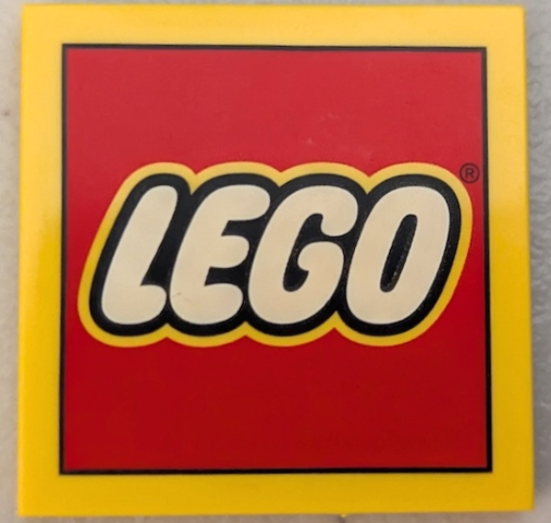 Tile 4 x 4 with LEGO Logo Pattern