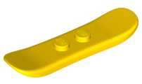 NEW NEUF Bright light orange Lego 18746-1x Snowboard Minifig utensil