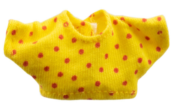 Scala, Clothes Female Crop Top with Red Dots Pattern