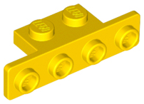 Lego 5 New Light Bluish Gray Bracket 1 x 2-1 x 4 with Rounded Corners Pieces