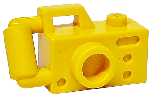 Minifigure, Utensil Camera Handheld Style with Compact Bar Handle