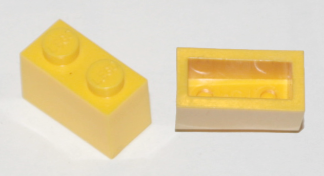 Brick 1 x 2 without Bottom Tube