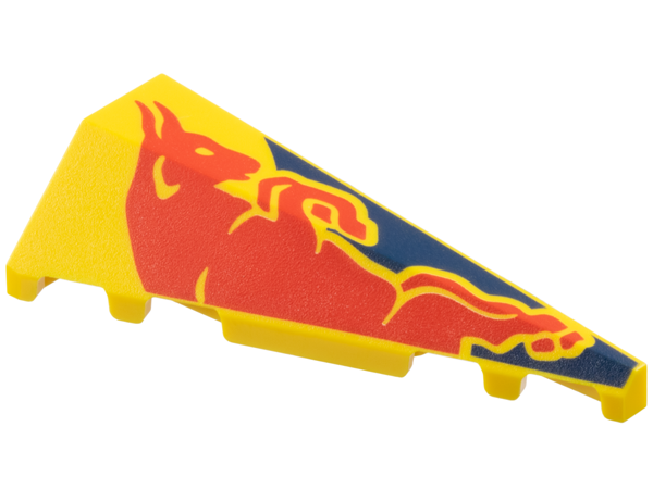 Wedge 5 x 2 Right with Red Bull on Dark Blue Panel Pattern