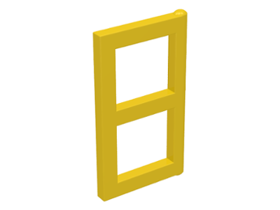 LEGO® Yellow Window 1 x 2 x 3 Pane Thick Corner Tabs Part No 60608