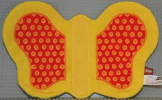 Primo Animal Butterfly Wings with Dots on Red Background Pattern