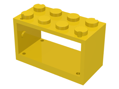 Lego 1x String Reel Cadre Derouleur 2x4x2 Holder 2x3x2 4209 Yellow/Jaune 