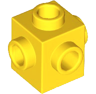 Brick, Modified 1 x 1 with Studs on 4 Sides