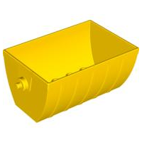 Duplo, Train Tipper 2 x 4 with Curved Sides (Skip)