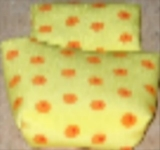 Duplo, Cloth Sleeping Bag with Orange Flowers Pattern