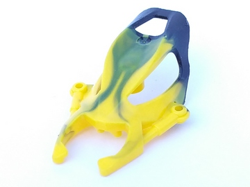 Bionicle Mask Mohtrek with Marbled Black Pattern