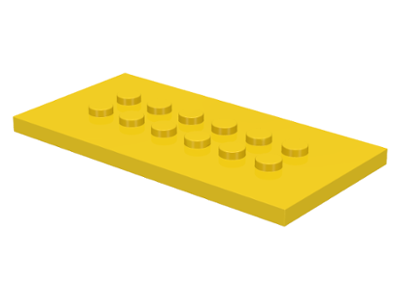 Lego ® 1Stk Plate/Wagon 4x6 Yellow 6576