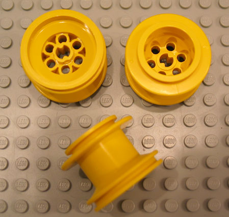 Lego Technic Eje brickbums Custom Minecraft estilo 2X3 luz Ladrillo Naranja 