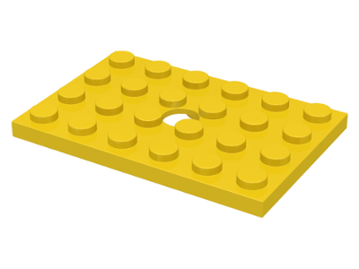 Lego ® 1Stk Plate/Wagon 4x6 Yellow 6576