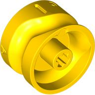 Technic Gear Shifter with Axle Hole 60 degrees Offset in Yellow