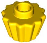 Minifigure, Utensil Cupcake Liner - Flat Top in Yellow