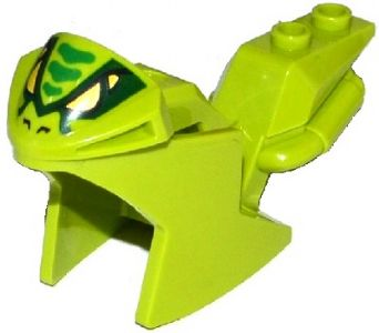 Motorcycle Fairing, Racing (Sport) Bike with Snake Face Pattern