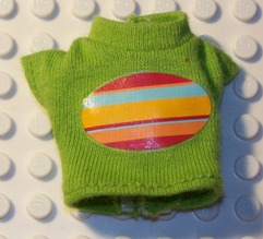 Scala, Clothes Female Sweater Turtleneck with Short Sleeves and Oval Pattern