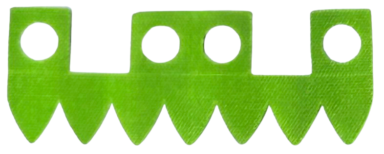 Minifigure Skirt Cloth Short, 7 Points