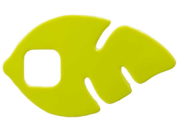 Clikits, Icon Accent Plastic Leaf 5 x 3 with Cutouts