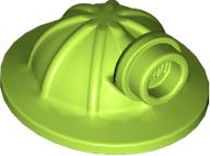 Minifigure, Headgear Helmet Mining with Head Lamp