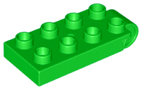 Duplo, Plate 2 x 4 with Hinge