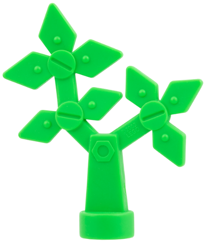 Duplo, Plant Flower Metal Design with 8 Petals (Little Robots)