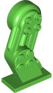 Large Figure Leg Mechanical Left with Molded Black Rotation Joint Pin Pattern