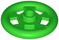 Vehicle, Steering Wheel Small, 3 Studs Diameter
