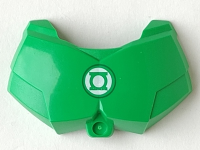 Large Figure Chest Armor Small with Green Lantern Logo Pattern