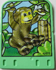 Story Builder Jungle Jam Card with Monkey Carrying Banana Pattern