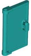 Door 1 x 2 x 3 with Vertical Handle, Mold for Tabless Frames