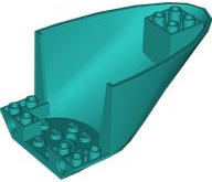 Aircraft Fuselage Aft Section Curved Bottom 6 x 10 with 2 Pin Holes