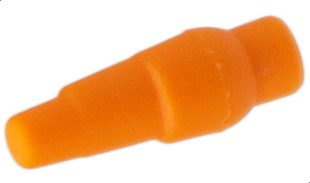 Minifigure, Snowman Carrot Nose - Flexible Rubber