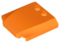 LEGO Orange 4x6x2//3 Car Vehicle Roof Wedge