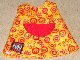 Duplo, Doll Cloth Dress with Pocket and Red Circles Pattern