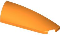 Slope, Curved 4 x 1 Right in Orange