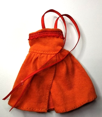 Scala, Clothes Female Dress Long with Skirt Open and Red Straps