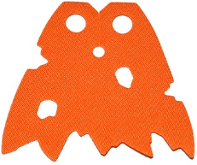 LEGO Cape Cloth Holes and Tattered Edges Dark Red Minifig