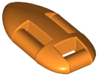 Minifigure, Utensil Lifeguard Float - Solid Back