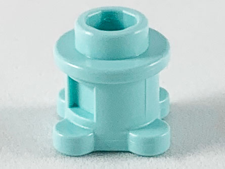 Brick, Round 1 x 1 x 2/3 with Flower Edge (4 Knobs on Base)