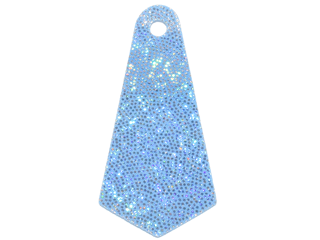 Mini Doll, Cape Cloth, Friends, Long Narrow with Small Top Hole and Silver Dots Pattern