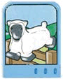 Story Builder Farmyard Fun Card with Sheep Jumping Fence Pattern