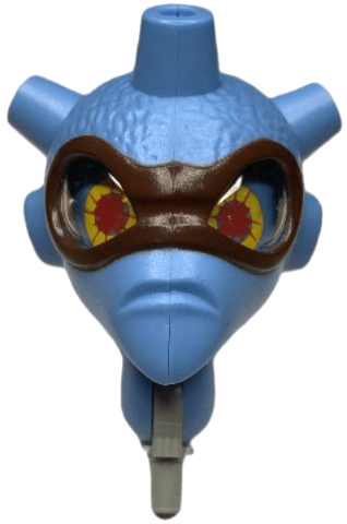 Galidor Head Nepol, with 1 Pin with Medium Blue Head Bumps