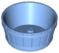 ⭐️K⭐️ LEGO PART 64951 Barrel Half Large with Axle Hole