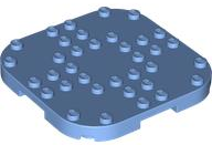 Plate, Modified 8 x 8 with Rounded Corners and 4 Feet