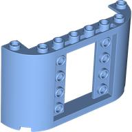 Panel 2 x 8 x 4 with 2 x 3 1/3 Cutout with 4 Studs on Each Side