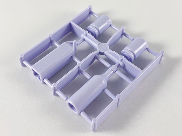 Scala Accessories - Complete Sprue - Table Containers (Wine, Milk, 2 Jars)