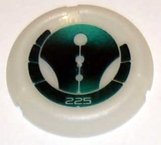 Throwing Disk with Bionicle Kanoka 225 Ga-Metru Pattern